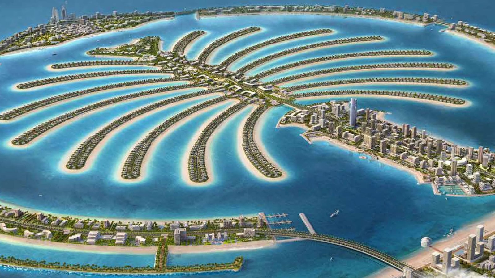 Купить виллу в Дубае на Palm Jumeirah — частный пляж, вид на море