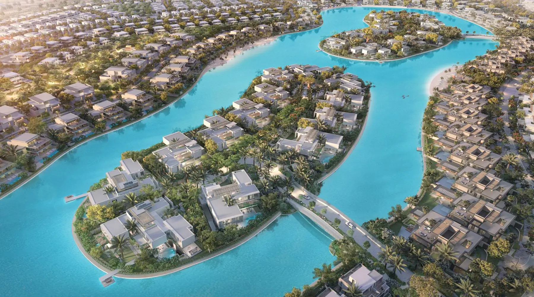 Tilal Al Ghaf — лагуна, пляжный стиль жизни и современные виллы